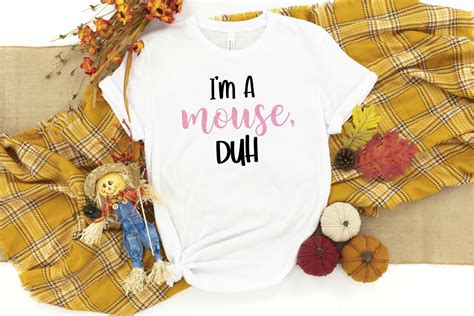Im A Mouse Duh Instant Download Cut File Fall Svg Etsy