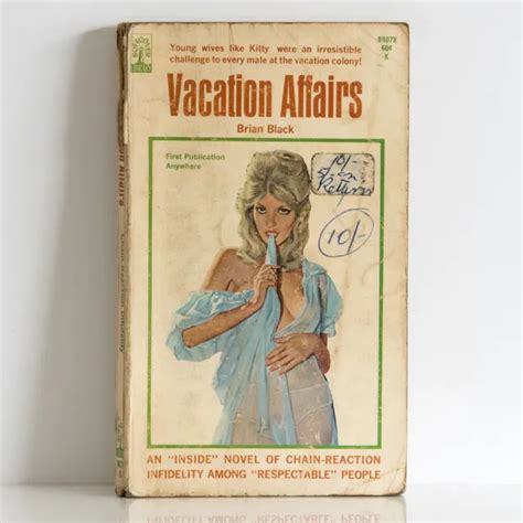 Vacation Affairs Brian Black 1965 Softcover Library B907x Pbo Gga