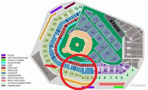 Grandstand Fenway Park Seating Map