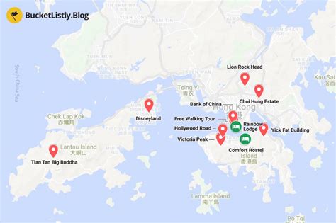 Hiking Trails Hong Kong Map Hiking Info