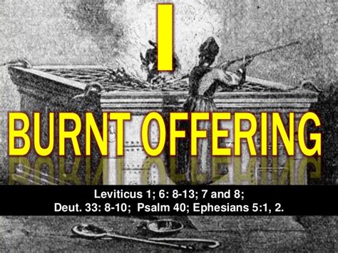 The Offerings Burnt Offering