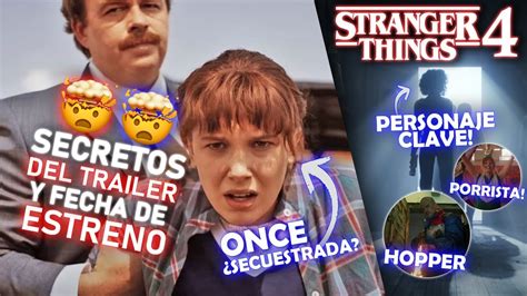 Stranger Things Trailer Estreno Secretos Y Analisis Cosas Que