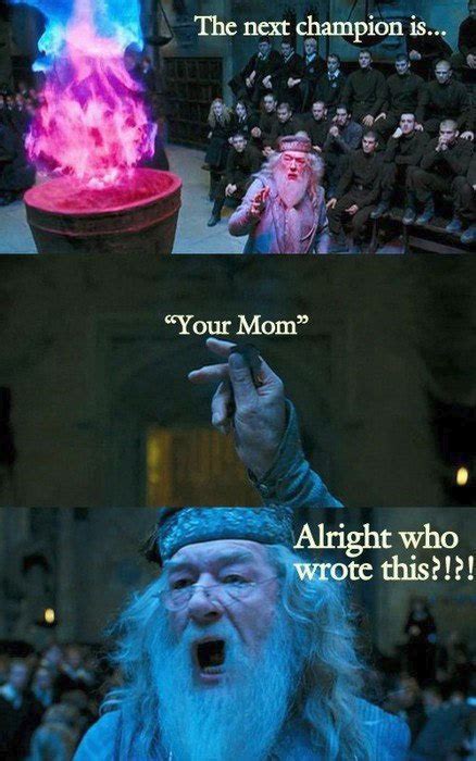 Dumbledore Goblet Of Fire Meme - dumbledore, funny, goblet of fire, harry potter - image #277076 on