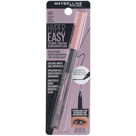 Maybelline Hyper Easy No Slip Eyeliner Pencil Black 0001 Oz Vitabox