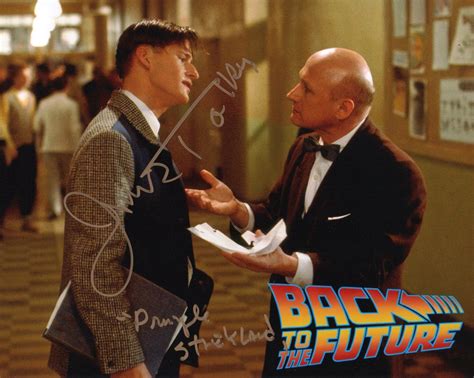 James Tolkan Signed Photo Back To The Future Signedforcharity