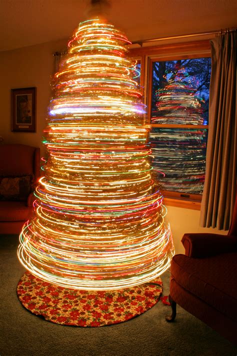 That Is So Cool Long Exposure Plus A Rotating Christmas