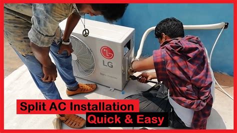 However, if you're comfortable working with hvac equipment and electricity, it is feasible to do it yourself. LG Split Air Conditioner (AC) Installation Process - Step by step Guide - YouTube