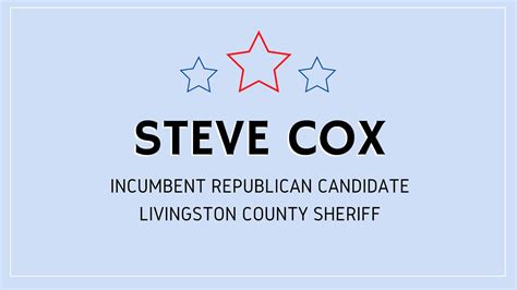 Livingston County Candidate Forum Steve Cox Sheriff Youtube