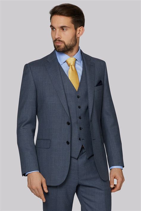 Mens Big And Tall Suits Plus Size Suits Moss Bros Men Suits Blue