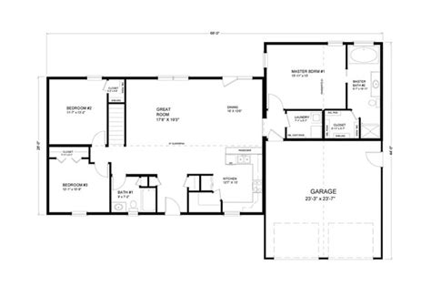 Floor Plans For 2000 Sq Ft Ranch Homes