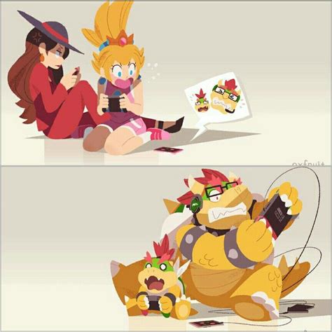 Game Night With Pauline Peach Bowser And Bowser Jr Nintendo Super