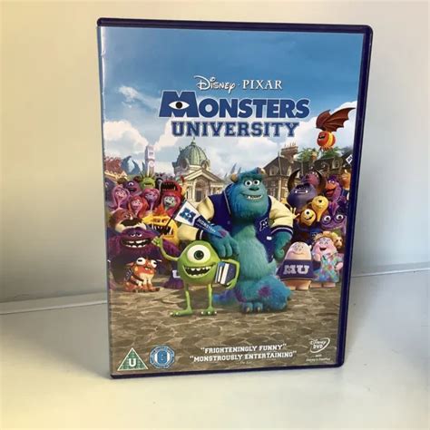 Monsters University Dvd Uk Region 2 Disney Pixar Cert U Eur 058
