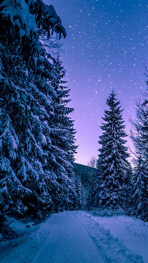Winter Galaxy Wallpapers Top Free Winter Galaxy Backgrounds