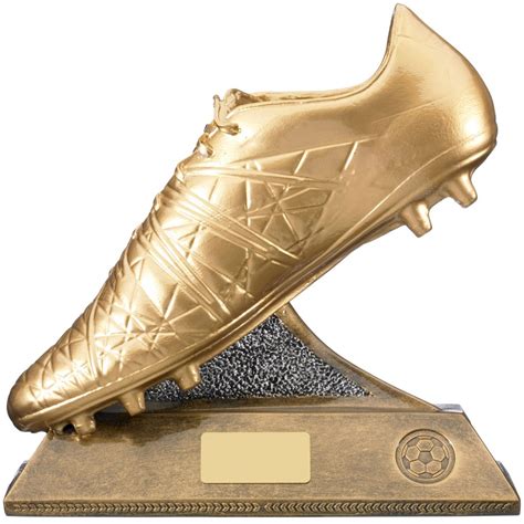 Resin Golden Boot Trophy 230mm Resin Golden Boot Football Trophy