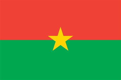 Burkina Faso Oficialmente Bandera 2579776 Vector En Vecteezy
