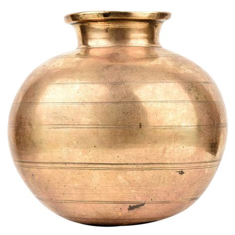 Brass Handmade Ghara Water Pot Home Decor Pot