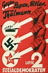 1932 German Social Democratic Party election poster – Never Was