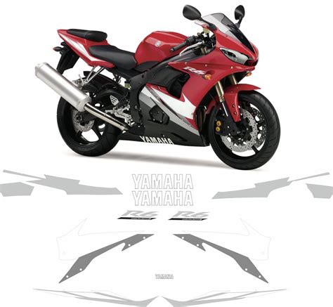 Zen Graphics Yamaha Yzf R6 2004 2005 Replacement Decals Stickers