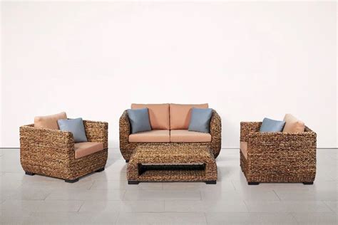 Modern Rattan Furniture Indonesia Rattan Sofa Set Comfortable Modern