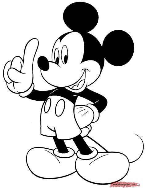 Welcome to our mickey mouse coloring pages. Classic Mickey Mouse Coloring Pages - Learny Kids