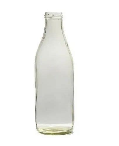 Round Milk Glass Bottle 1 Litre At Rs 17 5 Piece In Firozabad Id 22441050491