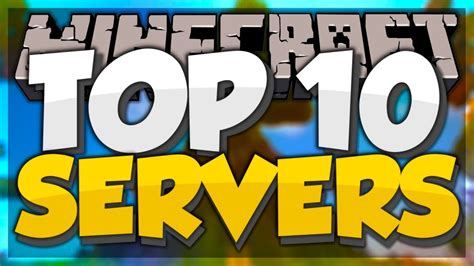 Top 10 Minecraft Servers Best Servers For Minecraft 18 Youtube