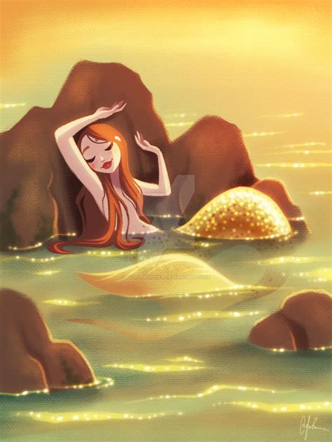 Mermaid In The Shallows By Dylanbonner On Deviantart