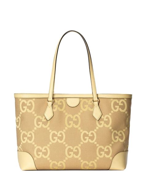 Gucci Medium Ophidia Tote Bag In Yellow Modesens