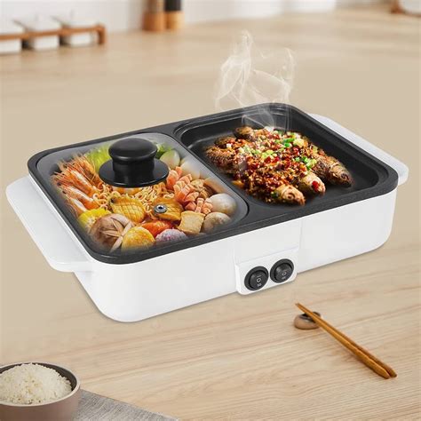 small potpourri simmering soup heating pot cooker samgyupsal noodle hot pot slow thermal water