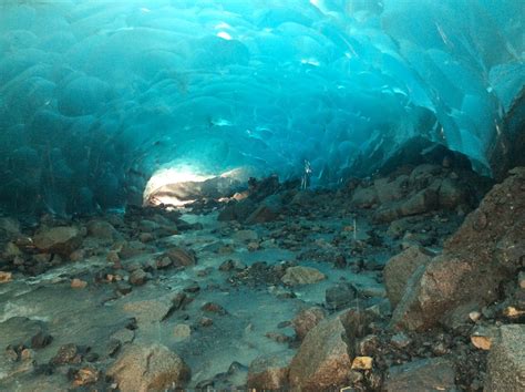 Ice Caves Of The Mendenhall Glacier In Juneau Alaska Pics