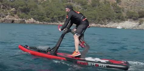 Using This Pedal Powered Surfboard Is As Easy As Riding A Bike
