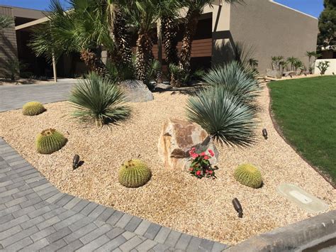 Palm Desert Front Yard Desert Makeover Garden Other By