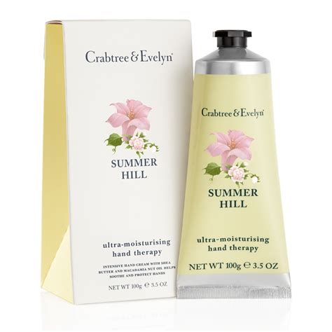 Crabtree And Evelyn Summer Hill 100g Ultra Moisturizing Hand Therapy By
