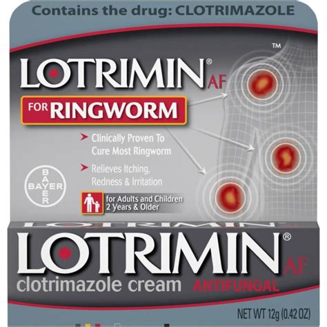 Lotrimin Af Ringworm Antifungal Cream 042 Oz For Sale Online Ebay