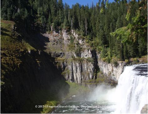 Beautiful Idaho Waterfalls Mesa Falls And Shoshone Falls Top Ten