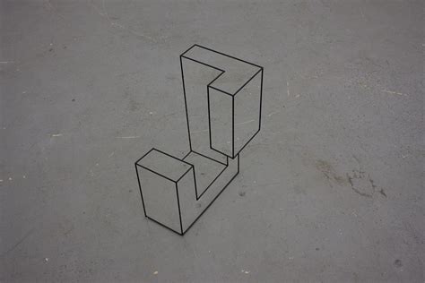 Optical Illusion Optical Illusions Metal Sculpture Creative Work