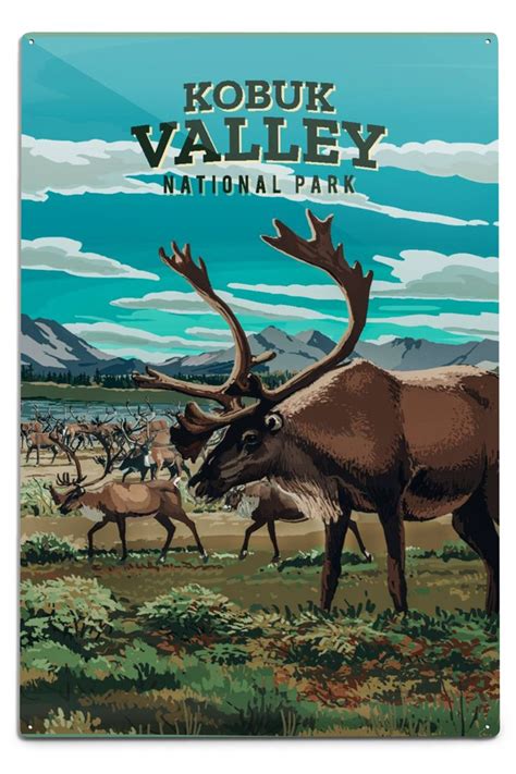Kobuk Valley National Park Alaska Painterly National Park Series Art
