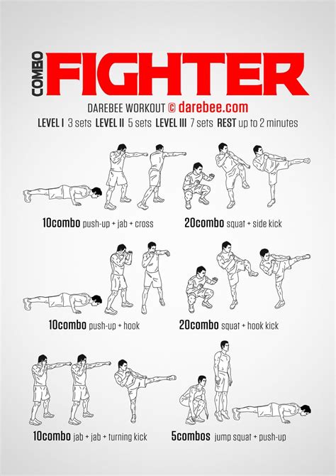 Combo Fighter Workout Fighter Workout Martial Arts Workout