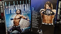 WWE AJ Styles: Most Phenomenal Matches DVD Review & Match Listing - YouTube
