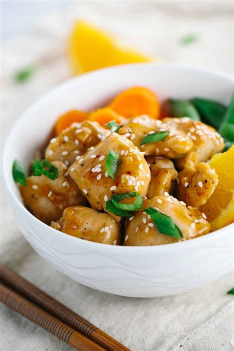 Healthier One Pan Chinese Orange Chicken Recipe Jessica Gavin