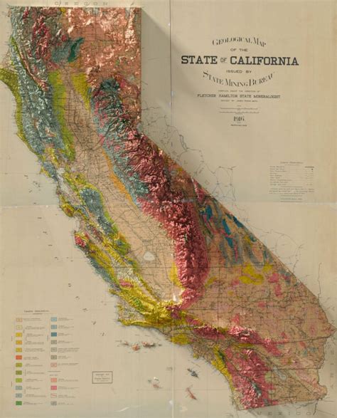 Scott Reinhards 3d Topographic Maps California Map Map Geology