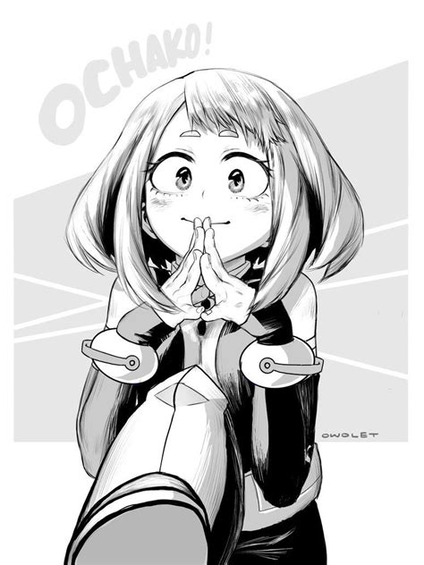 Ochako Uraraka My Hero Academia Cute Anime Character Anime Sketch