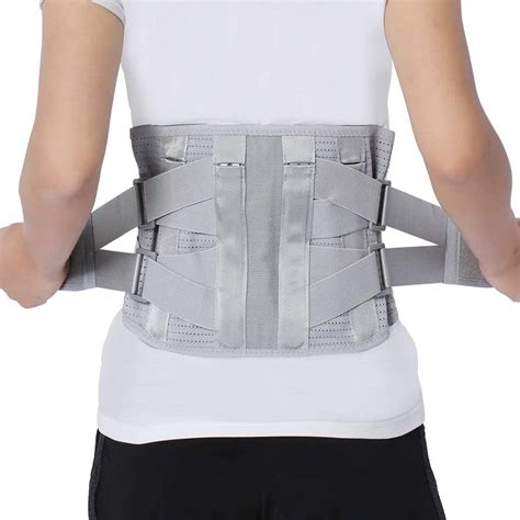 Lower Back Brace Lumbar Back Support Belt For Pain Relief Dual