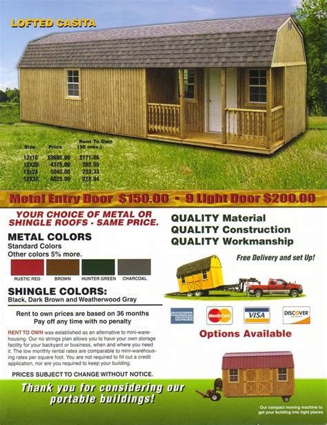 Check spelling or type a new query. Quality Built Bargain Barns... Custom Sheds, Amish Built ...