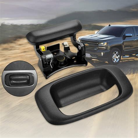 Tailgate Handle And Bezel Cover For Chevrolet Silverado Gmc Sierra