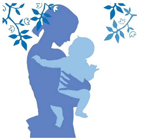 Silhouette Mother Cartoon Illustration Mother And Child Png Download