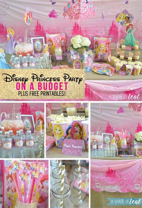 Free Disney Princess Party Printables Kidsworksheetfun