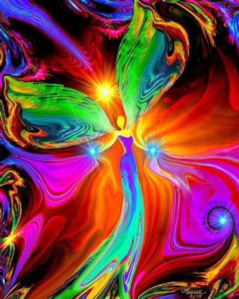 Colourfull Angel Energy Art Healing Energy Art Reiki Art