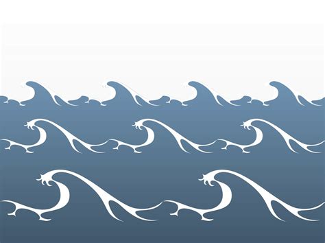 Sea Waves Vector Art And Graphics