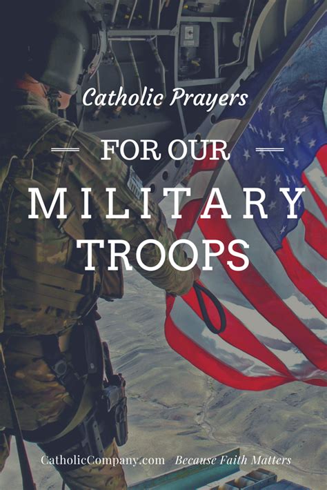 Prayers For Our Military Troops The Catholic Company